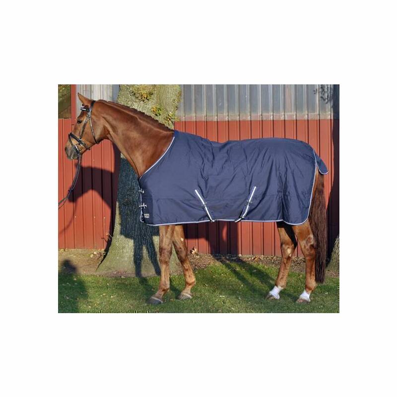 Weidedecke mit Fleecefutter - Economic - Dunkelblau 145 cm