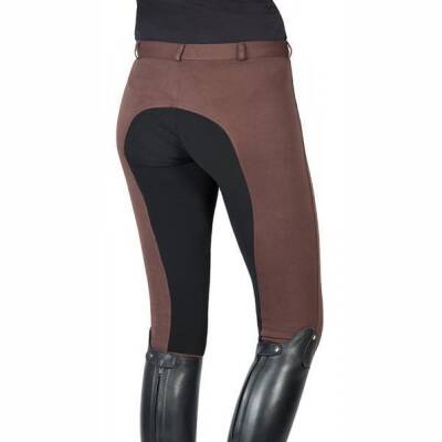 Pfiff Vollbesatzhose Reithose Thea Kinder Braun-Schwarz - Gr: 116