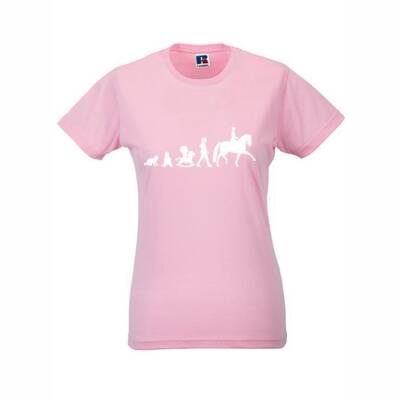 T-Shirt in Candypink Evolution Dressurreiter in XS