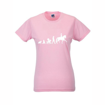T-Shirt in Candypink Evolution Dressurreiter in XS