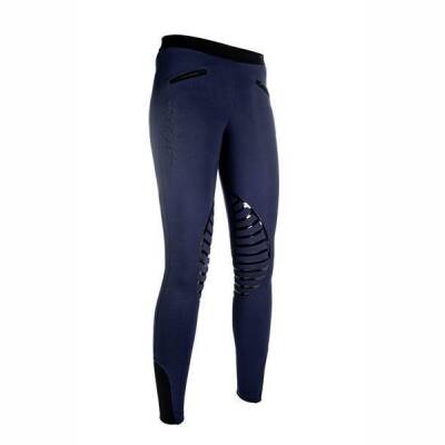 HKM Damen-Reitleggings Starlight Silikon-Kniebesatz