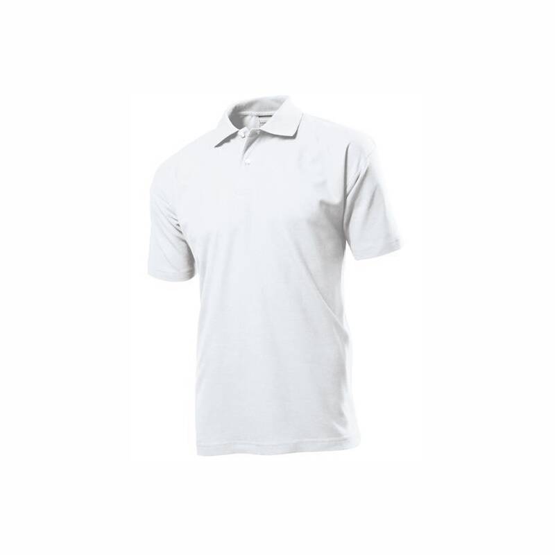Polo Shirt Classic White Herren S