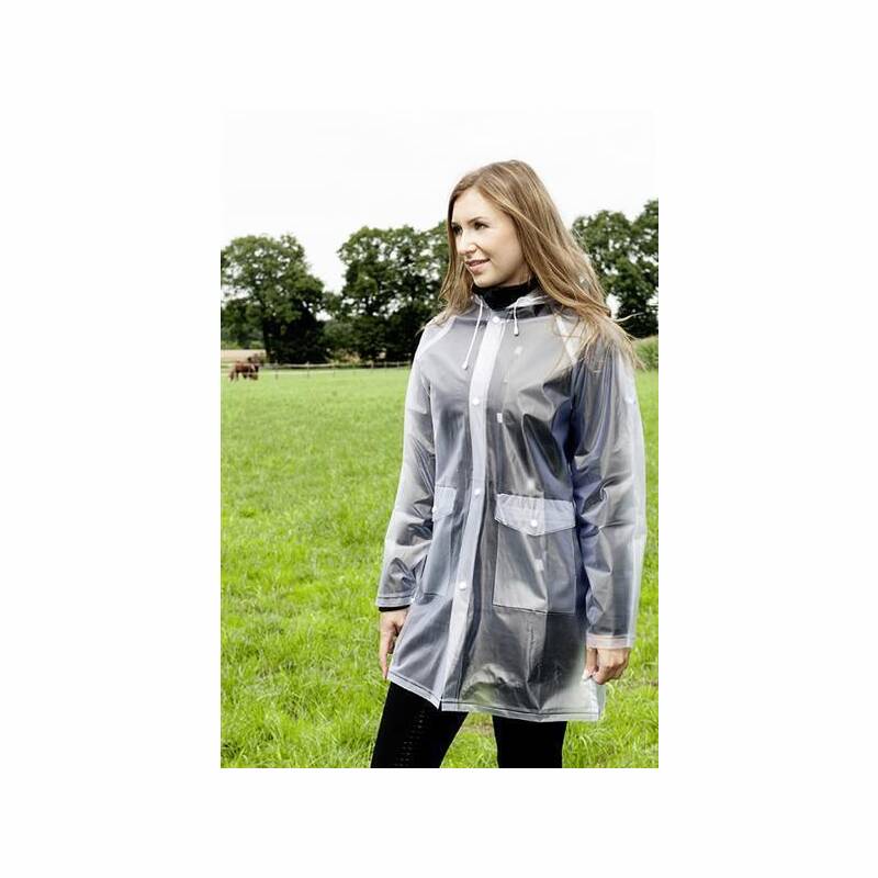 HKM Regenjacke transparent - Größe: L