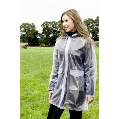 HKM Regenjacke transparent - Größe: L