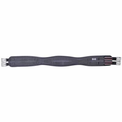 HKM PVC Sattelgurt Pro-Gel Schwarz - Länge: 115 cm