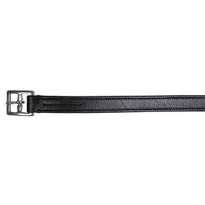 HKM Steigbügelriemen Leder "Anna" in Schwarz - Länge: 125 cm