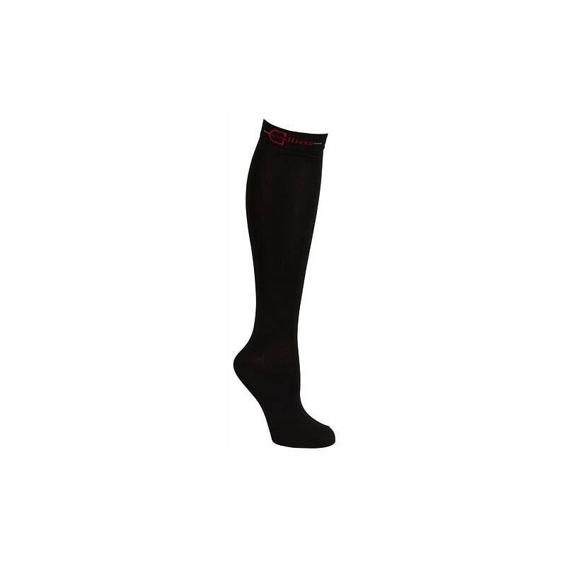 Covalliero Reitsocken Reitstrumpf Grado in Schwarz - Größe: 37-39