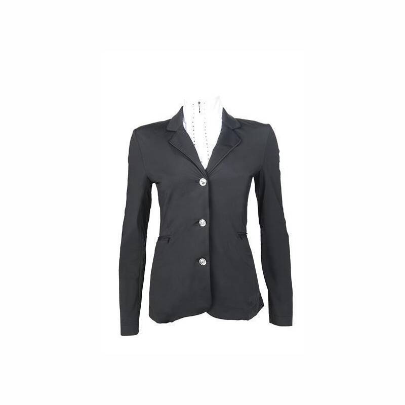 HKM Damen Turnierjacket Stretchy in Schwarz - Größe: 36