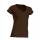 Shirt Ladies V-Neck in Chocolate Damen M