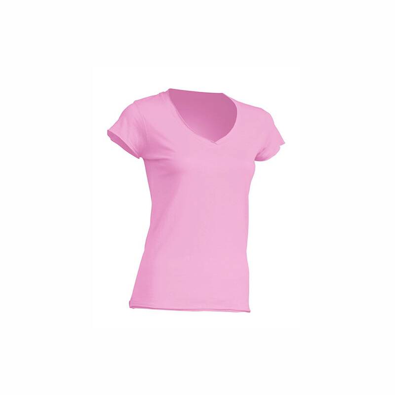 Shirt Ladies V-Neck in Pink Damen XL