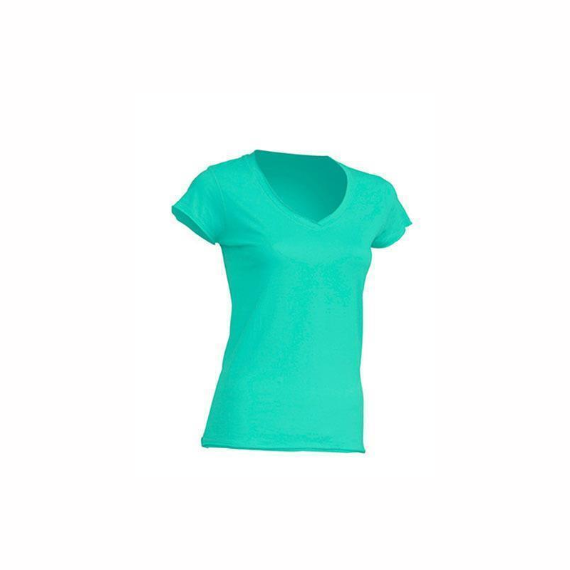 Shirt Ladies V-Neck in Mintgreen Damen M