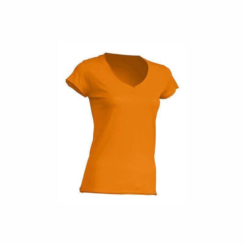Shirt Ladies V-Neck in Tango Damen M