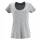Shirt Ladies Round-Neck in Grey Melange Damen XL