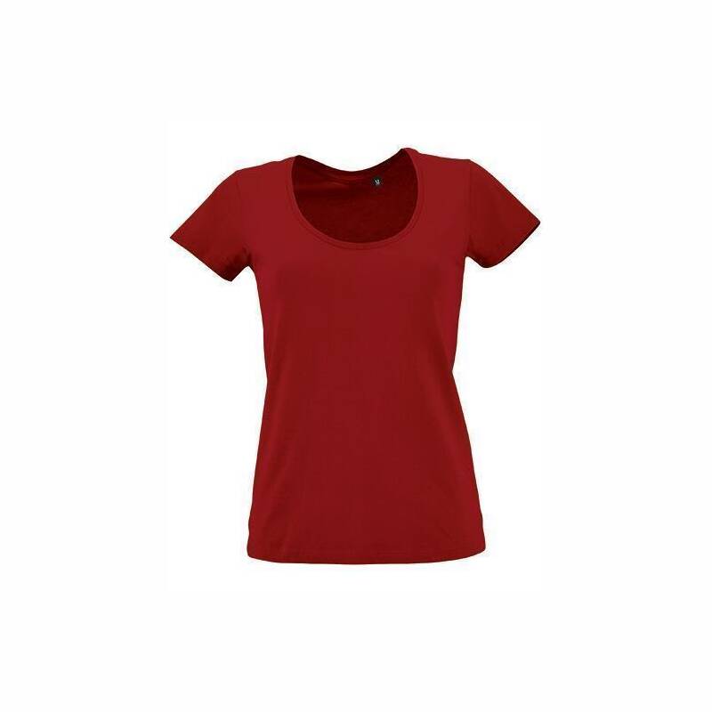 Shirt Ladies Round-Neck in TangoRed Damen S