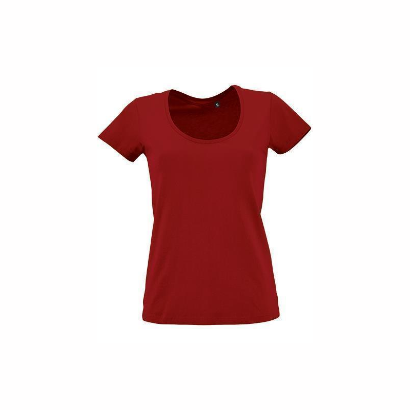 Shirt Ladies Round-Neck in TangoRed Damen L