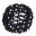QHP Haarnetz Diamond in Schwarz