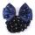 QHP Haarschleife Chique in Navy/Schwarz