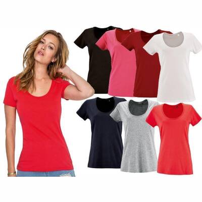 Shirt Ladies Round-Neck in vielen Farben