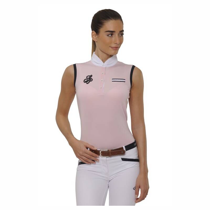 SPOOKS Turnier-Shirt Kimi Sleeveless in Pink - Größe: L