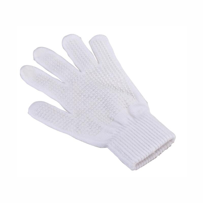 Handschh mit Noppen in weiß für Erwachsene