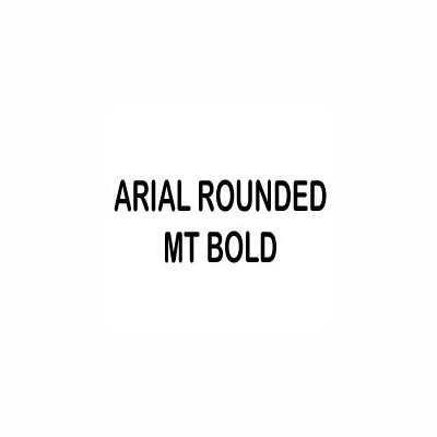 Schriftart Arial-Rounded-MT-Bold