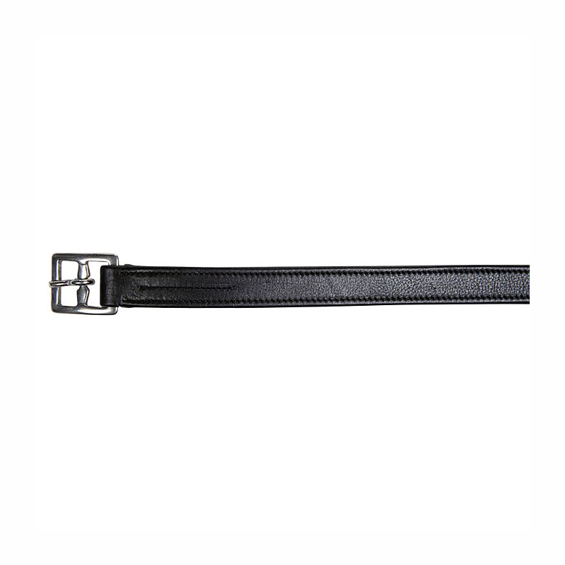 HKM Steigbügelriemen Leder "Anna" in Schwarz - Länge: 135 cm