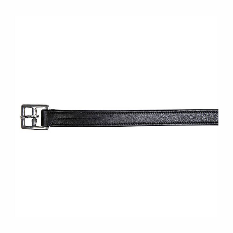 HKM Steigbügelriemen Leder "Anna" in Schwarz - Länge: 155 cm