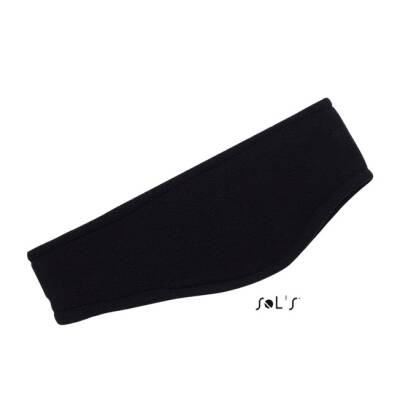 Fleece Stirnband in Schwarz