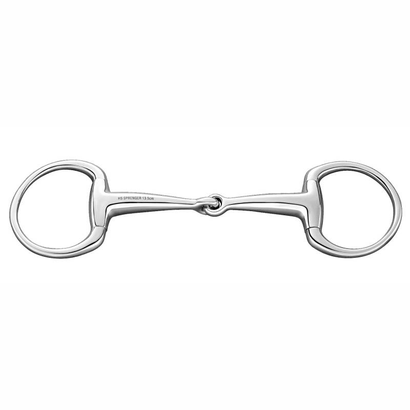 Sprenger Olivenkopftrense Edelstahl 16mm einfach-gebrochen - Größe: 12.5