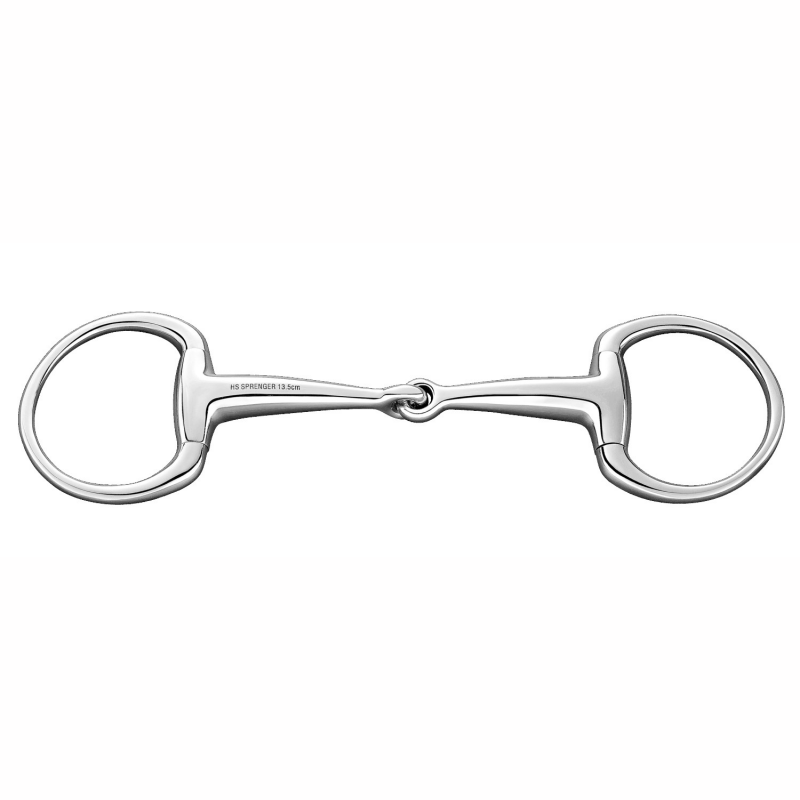 Sprenger Olivenkopftrense Edelstahl 16mm einfach-gebrochen - Größe: 12.5