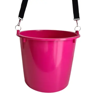 Umhängeeimer 12 L Futtereimer Pink