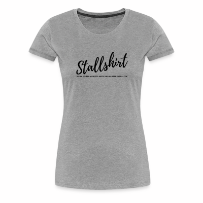 Frauen Premium T-Shirt - Grau meliert (3XL)