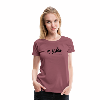 Frauen Premium T-Shirt - Malve (L)