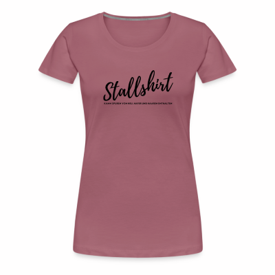 Frauen Premium T-Shirt - Malve (L)