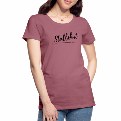 Frauen Premium T-Shirt - Malve (L)