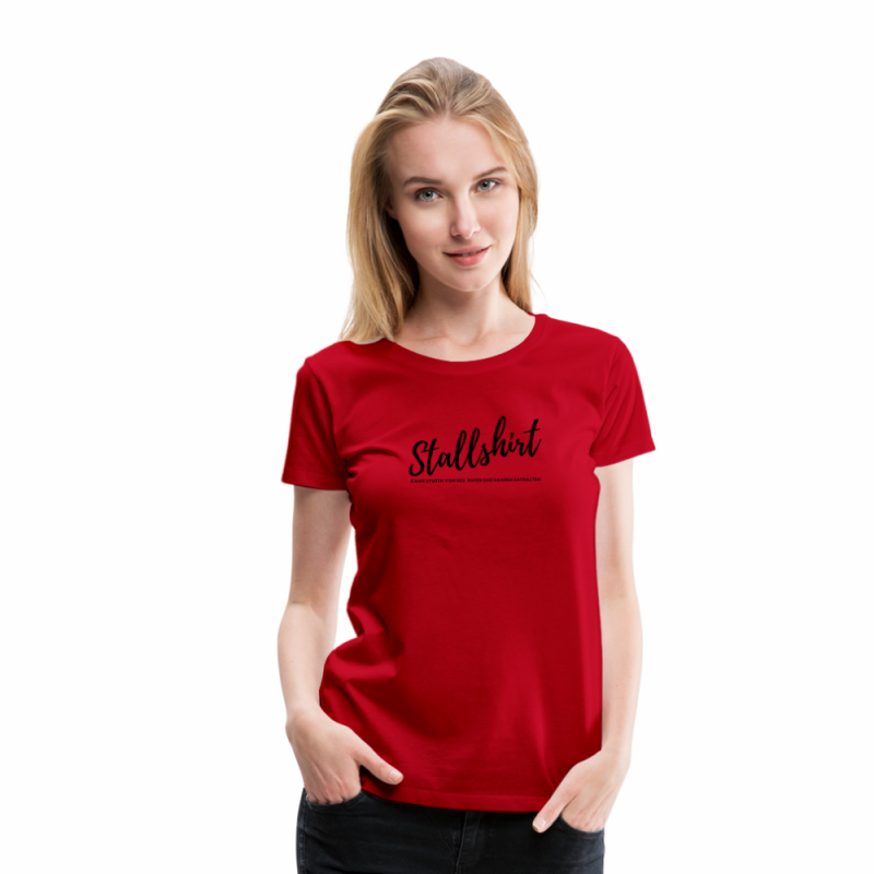 Frauen Premium T-Shirt - Rot (L)