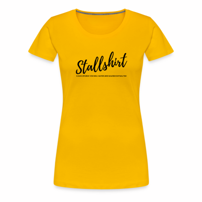 Frauen Premium T-Shirt - Sonnengelb (XXL)