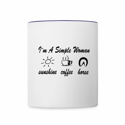 Single Woman Tasse zweifarbig