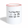 Tasse zweifarbig - Weiß/Rot