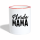 Tasse zweifarbig - Weiß/Rot
