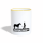 Tasse zweifarbig - Weiß/Gelb