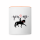 Tasse zweifarbig - Weiß/Orange