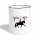 Tasse zweifarbig - Weiß/Schwarz