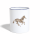 Puzzle Horse Tasse zweifarbig