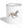 Tasse zweifarbig - Weiß/Schwarz