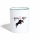 Tasse zweifarbig - Weiß/Dunkelgrün