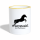 Tasse zweifarbig - Weiß/Gelb