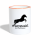 Tasse zweifarbig - Weiß/Orange
