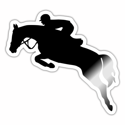 Sticker - Weiß glänzend