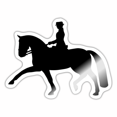 Sticker - Weiß glänzend